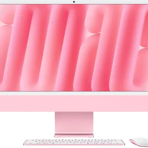 APPLE iMac 24" M4 256 GB Rose 2024 AZERTY (MWUG3F)
