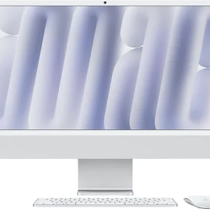 APPLE iMac 24" M4 512 GB Argenté 2024 AZERTY (MWUV3F) - 24 pouces - Apple M-Series - 16 GB - 512 GB - M4