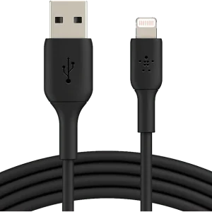 BELKIN Câble USB - Lightning 1 m Noir (CAA001bt1MBK)