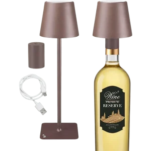 BEPER Lampe de table rechargeable USB-C 2-en-1 Bronze (P201UTP120)