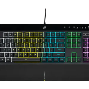 CORSAIR Clavier gaming K55 RGB Pro AZERTY Noir (CH-9226765-BE) Câblé Clavier gamer Noir