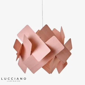 Design moderne : Suspension en plaques colorées