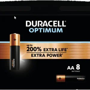 DURACELL Piles AA Alcalines Optimum Pack 8 (5000394137684)