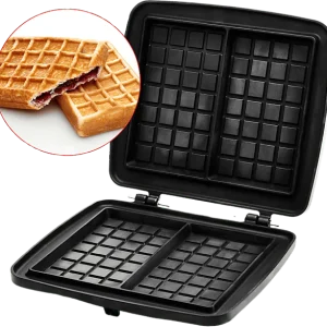 FRIFRI Moule à gaufres Gaufres fourrées 4 x 7 Noir (FM0028)
