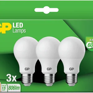 GP LIGHTING Ampoule Blanc chaud E27 9.4 W - 3 pièces (087687-LDCE3)