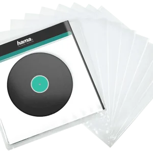 HAMA 10 Pochettes extérieures pour 33 tours (181430) Boîtier vinyle