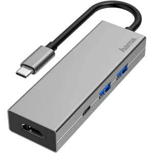 HAMA Adaptateur multiport USB-C - 4 ports (200107) Adaptateur USB