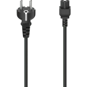 HAMA Câble d'alimentation 3-pin 1.5 m Noir (200735)
