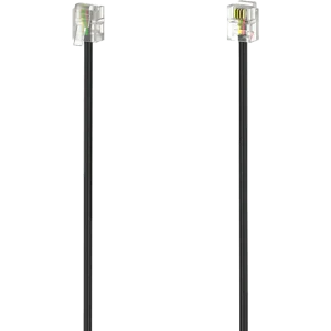HAMA Câble modulaire RJ-11 Noir (00201137)
