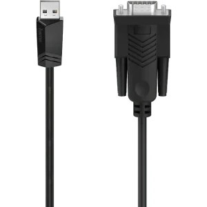 HAMA Câble USB - D-Sub 9 pôles 1.5 m Noir (200622)