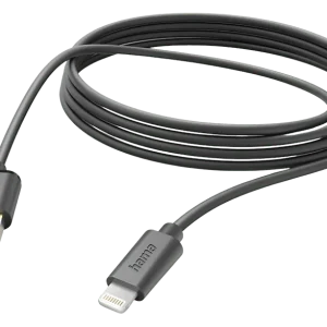 HAMA Câble USB - Lightning 3 m Noir (201582)