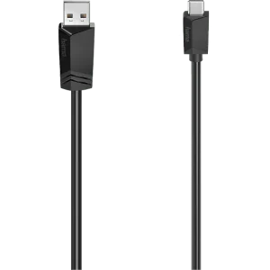 HAMA Câble USB - USB-C 2.0 75 cm Noir (200631)