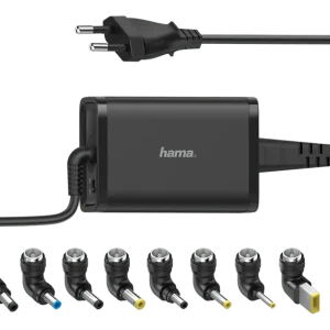 HAMA Chargeur universel pour laptop 45 W Noir (00200001)