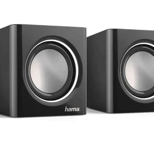 HAMA Haut-parleurs 2.0 Noir (173132)