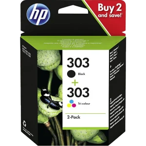HP 303 Noir - 3 Couleurs