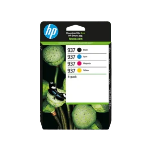 HP Pack de 4 cartouches d’encre 937 Noir / Cyan / Magenta / Jaune