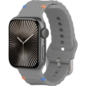 JUST IN CASE ActiveFlex Strap Apple Watch 44-49mm Gris