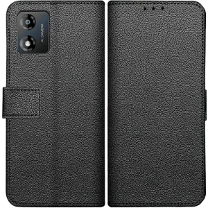 JUST IN CASE Cover Classic Wallet Motorola E13 Noir (227548)