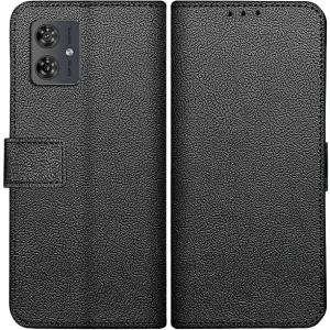 JUST IN CASE Cover Classic Wallet Motorola G54 Noir (227551)