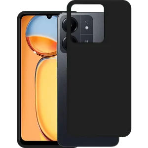JUST IN CASE Cover Redmi 13c Soft TPU Noir (8327635) Cover voor Xiaomi Redmi 13c Noir