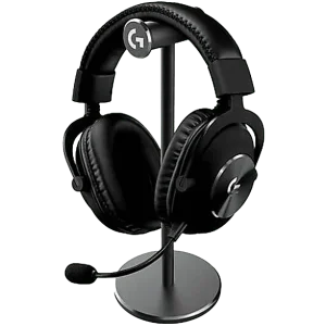 LOGITECH Casque gaming avec pied PRO X Noir (991-000358)