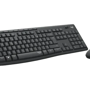 LOGITECH Clavier sans fil et Souris sans fil MK295 AZERTY Gris (920-009803)