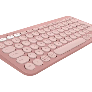 LOGITECH Clavier sans fil Pebble Keys 2 K380s AZERTY Rose (920-011805)