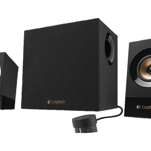 LOGITECH Haut-parleurs PC Stéréo avec caisson de basses 120 W Noir (980-001054) Haut-parleurs PC Noir