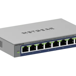 NETGEAR Switch 8 port Gigabit Prosafe Plus Gris (GS108E-400EUS)