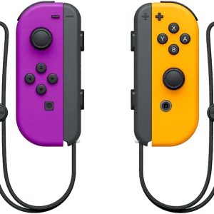 NINTENDO Switch Paire de manettes Joy-Con Mauve / Orange