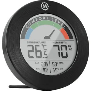 OREGON SCIENTIFIC Thermo-hygromètre à indice de confort (BA030018-BK)