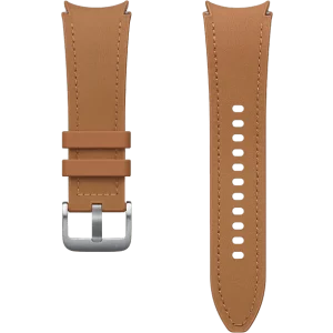 SAMSUNG Bracelet Hybrid Vegan Leather Band pour Galaxy Watch 4 / 5 / 6 S/M Camel (ET-SHR95SDEGEU)