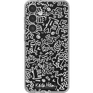 SAMSUNG Carte Flipsuit Galaxy S24 Plus Keith Haring Noir (GP-TOS926SBBBW)