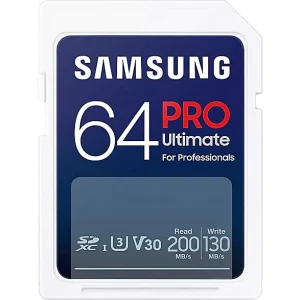 SAMSUNG Carte mémoire SDXC Pro Ultimate 64 GB (MB-SY64S/WW)