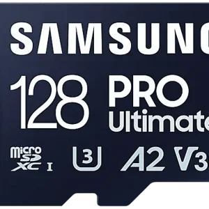 SAMSUNG Carte mémoire microSD Pro Ultimate 128 GB avec adaptateur SD (MB-MY128SA/WW)