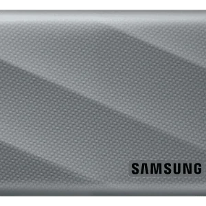 SAMSUNG Disque dur externe SSD portable T9 4 TB Gris (MU-PK4T0G/WW)