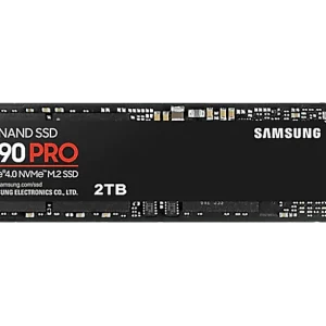 SAMSUNG Disque dur SSD interne 2 TB 990 Pro PCIe 4.0 NVMe M.2 (MZ-V9P2T0BW) 2 TB Disque dur interne
