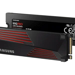 SAMSUNG Disque dur SSD interne 2 TB PRO Heatsink PCIe 4.0 NVMe M.2 (MZ-V9P2T0GW)