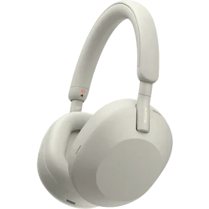 SONY Casque audio sans fil Argenté (WH1000XM5S.CE7)