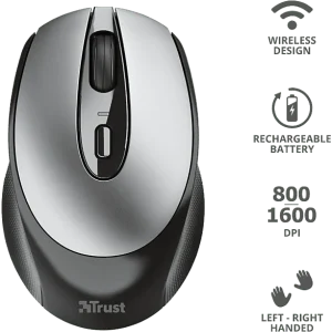 TRUST Souris sans fil Zaya Noir (23809)